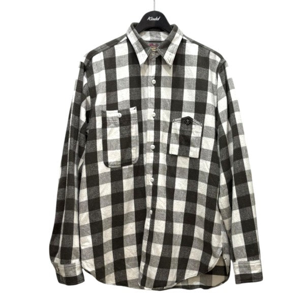 Y1945 FLANNEL SHIRT BLOCK CHECK 602-261-04　ブロックチェックシャツ
