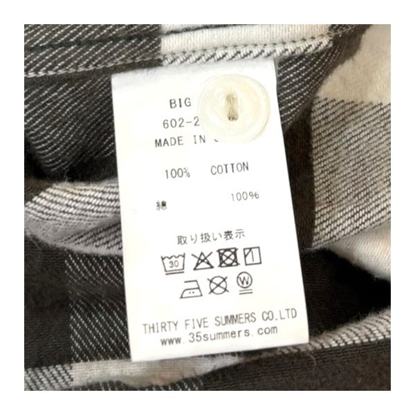 Y1945 FLANNEL SHIRT BLOCK CHECK 602-261-04　ブロックチェックシャツ