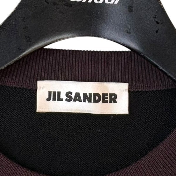 JIL SANDER Virgin Wool Pullover ＷネックニットJ22GP0213 J14717 古着・中古-5枚目のアイテム画像
