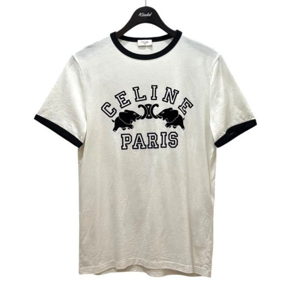 CELINE トリオンフロゴTシャツRX0AV671Q.01OB 古着・中古-1枚目のアイテム画像