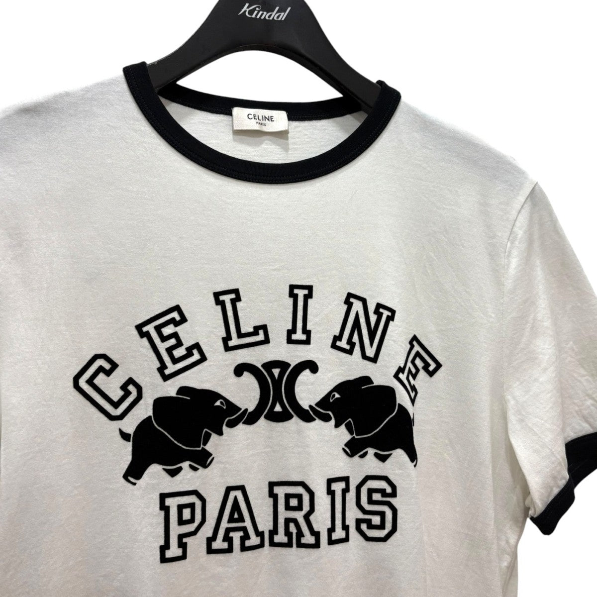 CELINE トリオンフロゴTシャツRX0AV671Q.01OB 古着・中古-3枚目のアイテム画像