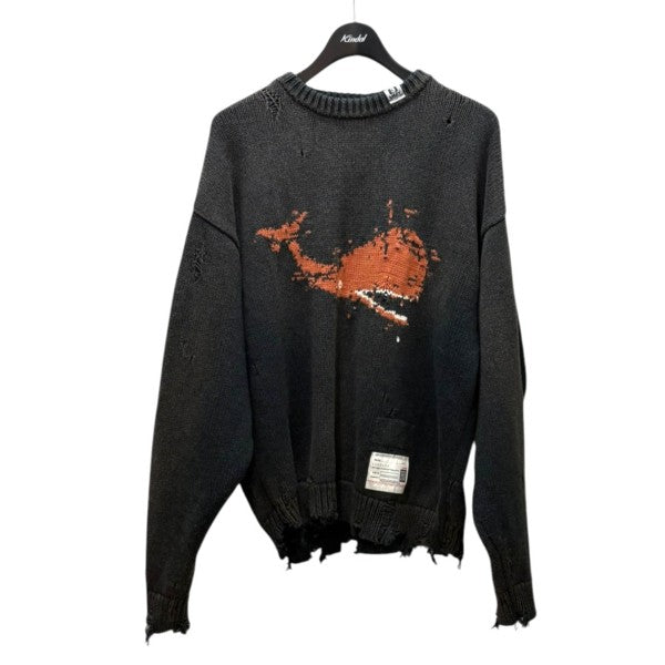 WHALE JACQUARD KNIT PULLOVERA15SW512