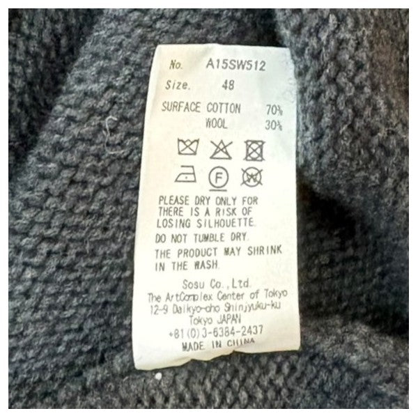 WHALE JACQUARD KNIT PULLOVERA15SW512