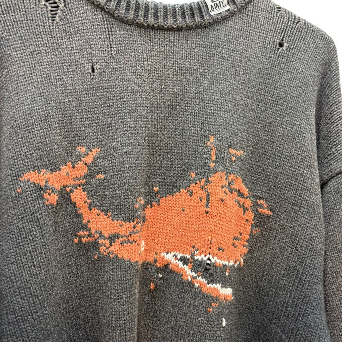 WHALE JACQUARD KNIT PULLOVERA15SW512