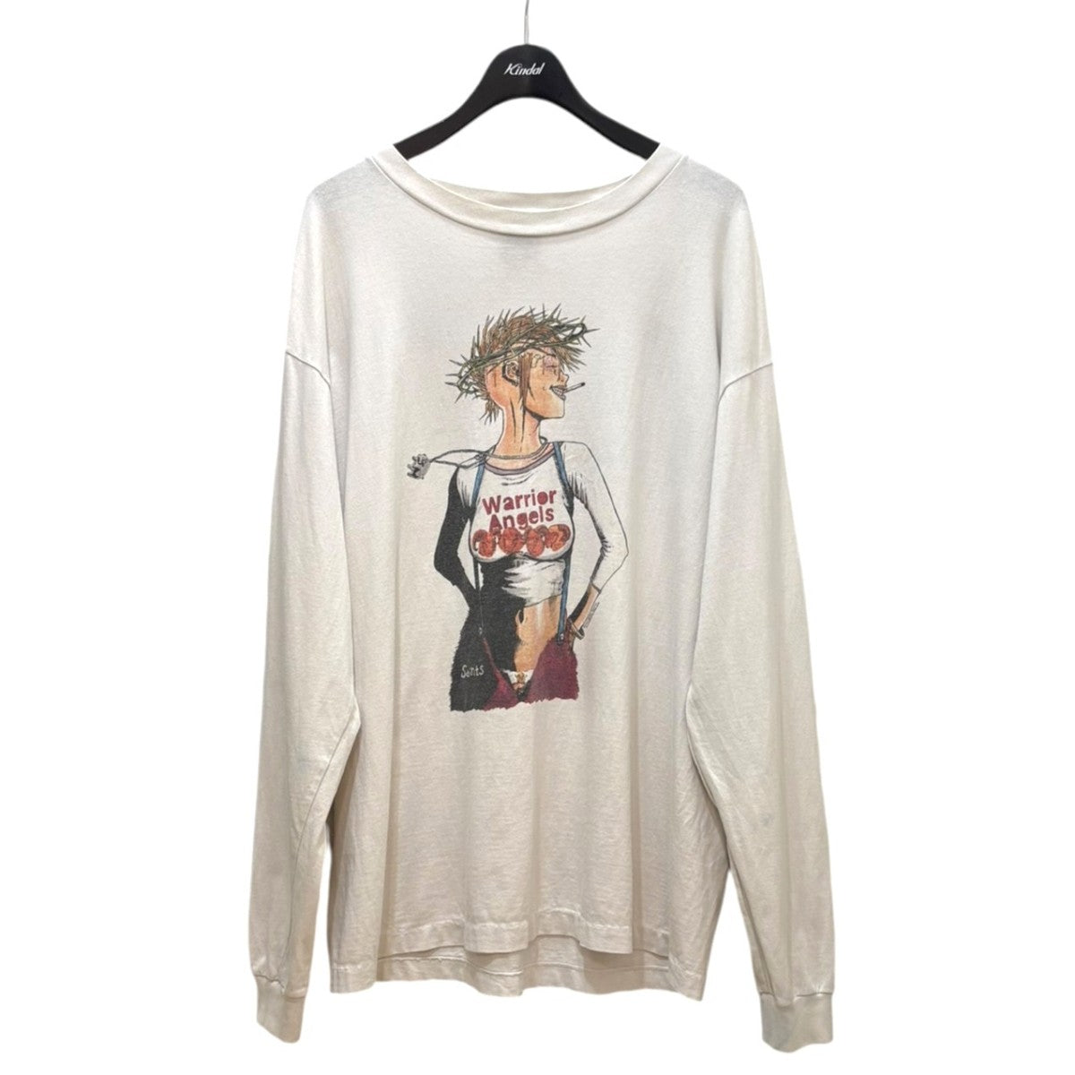 SAINT MICHAEL LS TEE PUNKGIRL長袖TシャツSM-A-0000-018 古着・中古-1枚目のアイテム画像