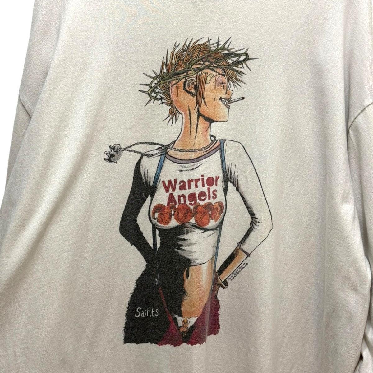 SAINT MICHAEL LS TEE PUNKGIRL長袖TシャツSM-A-0000-018 古着・中古-3枚目のアイテム画像