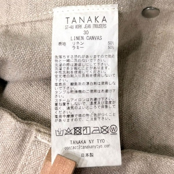 TANAKA WORK JEAN TROUSERS ペイントワークパンツ ST-48 古着・中古-6枚目のアイテム画像