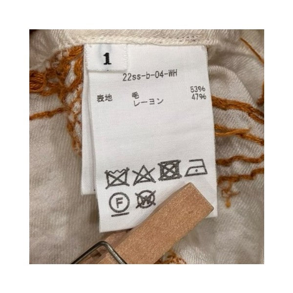 KHOKI ハンドシシュウ半袖シャツ B shirt22ss-b-04 古着・中古-6枚目のアイテム画像