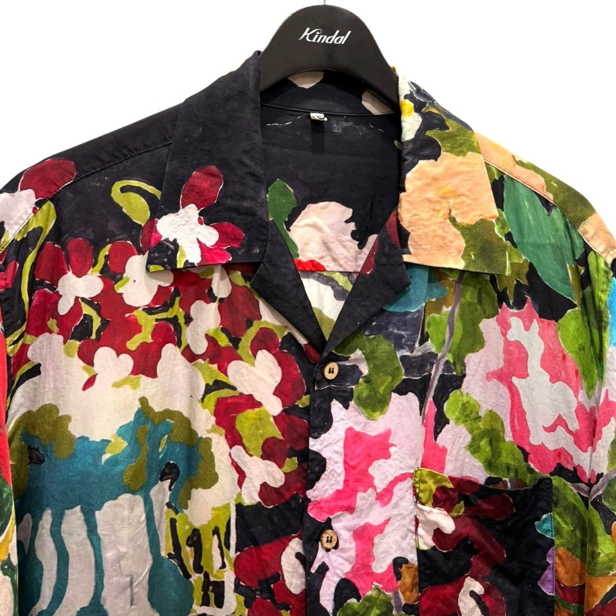 KHOKI ALTAIR SHIRT22ss-b-04-BK 古着・中古-3枚目のアイテム画像
