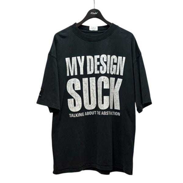 TALKING ABOUT THE ABSTRACTION MY DESIGN SUCK T 古着・中古-1枚目のアイテム画像