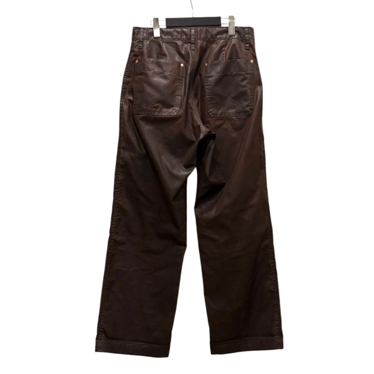 たなかん TANAKA×THE TOKYO 別注WORK JEAN TROUSERSST-48 ST-48 ダークブラウン