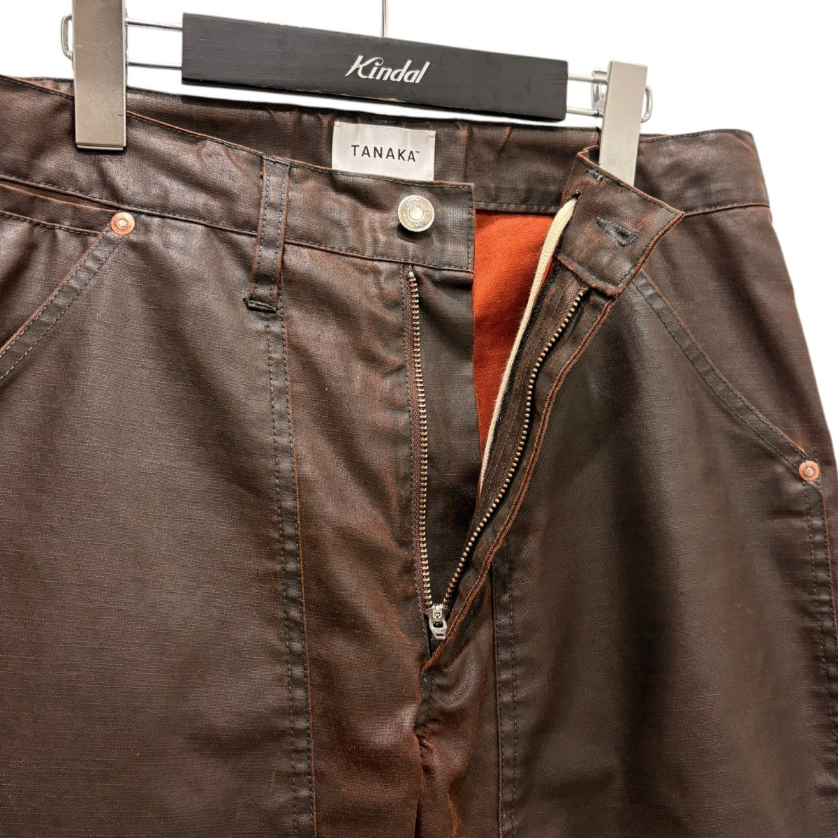TANAKA×THE TOKYO 別注WORK JEAN TROUSERSST-48 ST-48 ダークブラウン