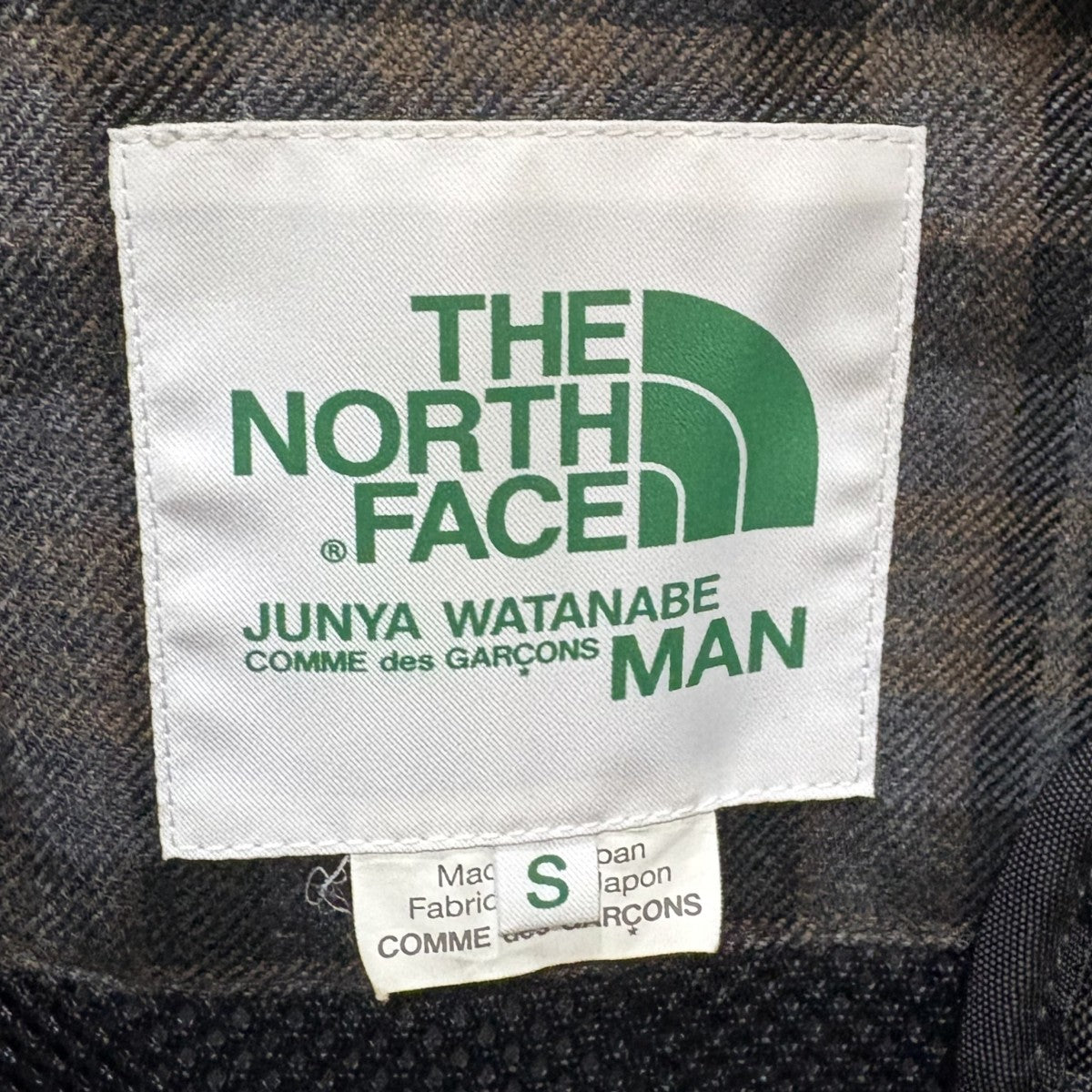 JUNYA WATANABE CDG×THE NORTH FACE 2017AW ダッフルバックリメイクジャケット THE NORTH FACE DAFFLE BAG WT-J108 古着・中古-6枚目のアイテム画像