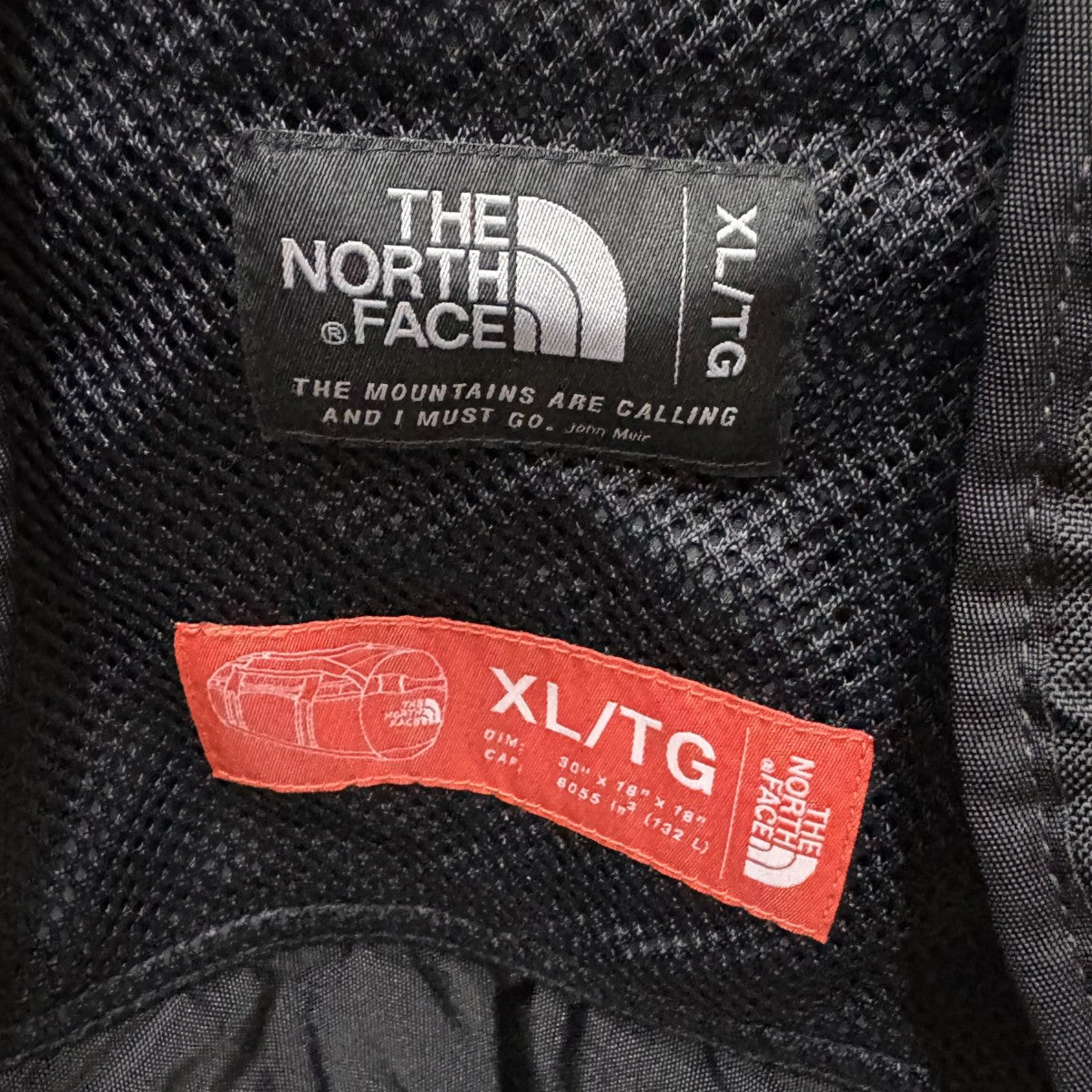 JUNYA WATANABE CDG×THE NORTH FACE 2017AW ダッフルバックリメイクジャケット THE NORTH FACE DAFFLE BAG WT-J108 古着・中古-7枚目のアイテム画像