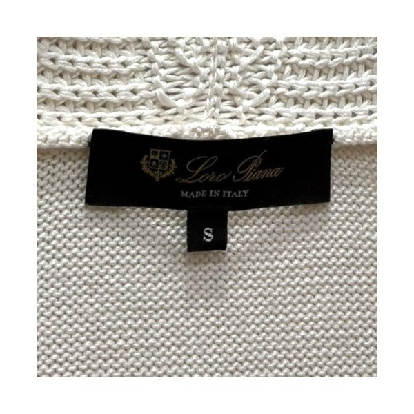 LORO PIANA コットンシルクニットベストFAF6571 古着・中古-4枚目のアイテム画像