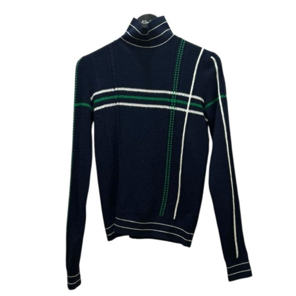 CARVEN ラインハイネックニット8622PU054 古着・中古-1枚目のアイテム画像