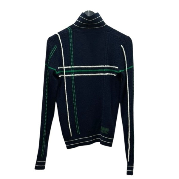 CARVEN ラインハイネックニット8622PU054 古着・中古-2枚目のアイテム画像
