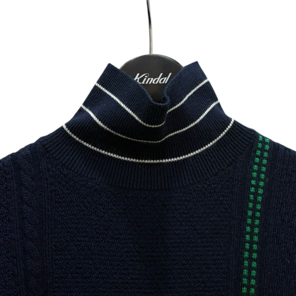 CARVEN ラインハイネックニット8622PU054 古着・中古-3枚目のアイテム画像