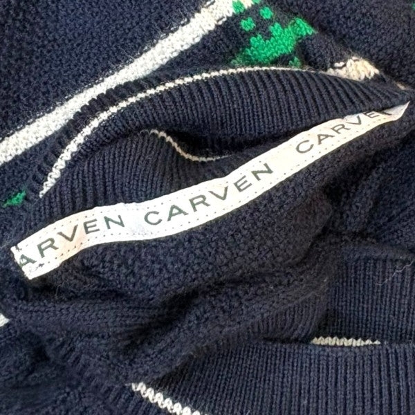 CARVEN ラインハイネックニット8622PU054 古着・中古-6枚目のアイテム画像