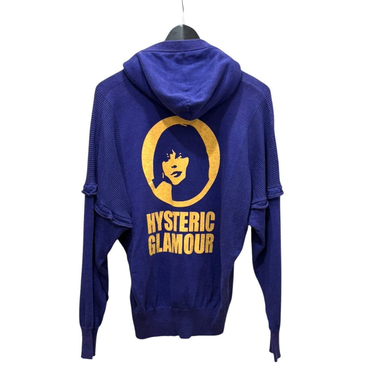 Hysteric Glamour CIRCLE GIRL部分メッシュ コットンリネンパーカ 01192ND01 古着・中古-2枚目のアイテム画像