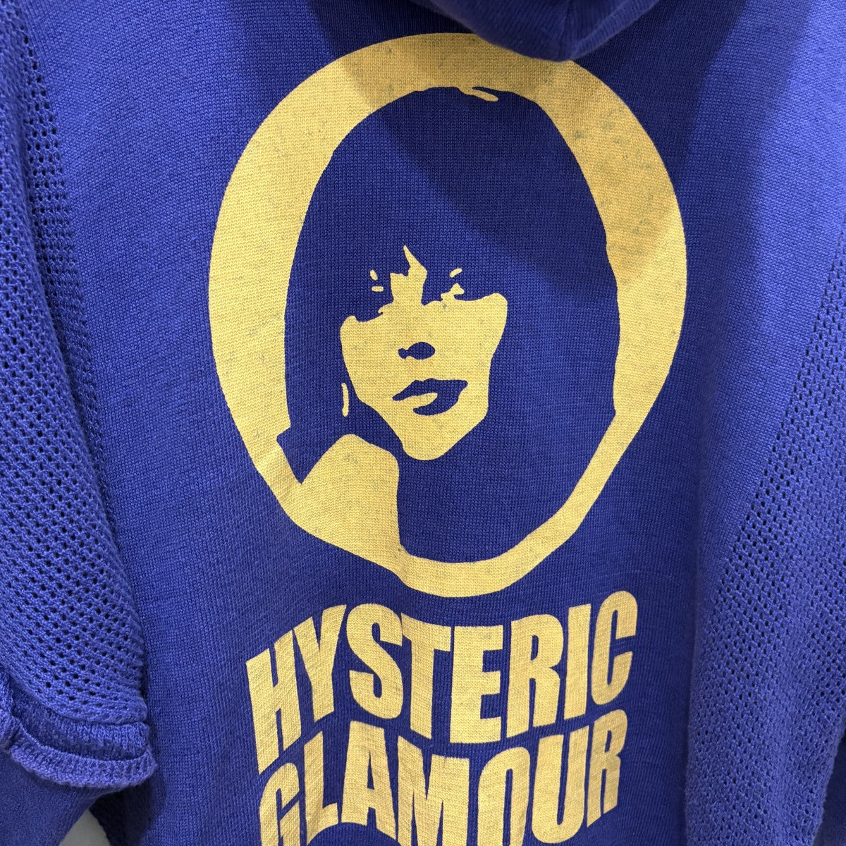 Hysteric Glamour CIRCLE GIRL部分メッシュ コットンリネンパーカ 01192ND01 古着・中古-4枚目のアイテム画像