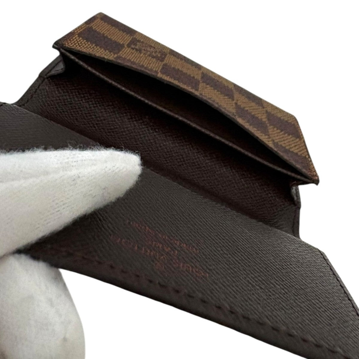 LOUIS VUITTON カードケースダミエ名刺入れN62920 ｱﾝｳﾞｪﾛｯﾌﾟ･ｶﾙﾄ･ﾄﾞｩ･ｳﾞｨｼﾞｯﾄ 古着・中古-5枚目のアイテム画像
