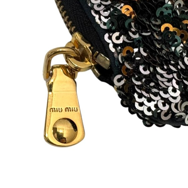 MIU MIU スパンコールハートコインケースコインケース 古着・中古-5枚目のアイテム画像