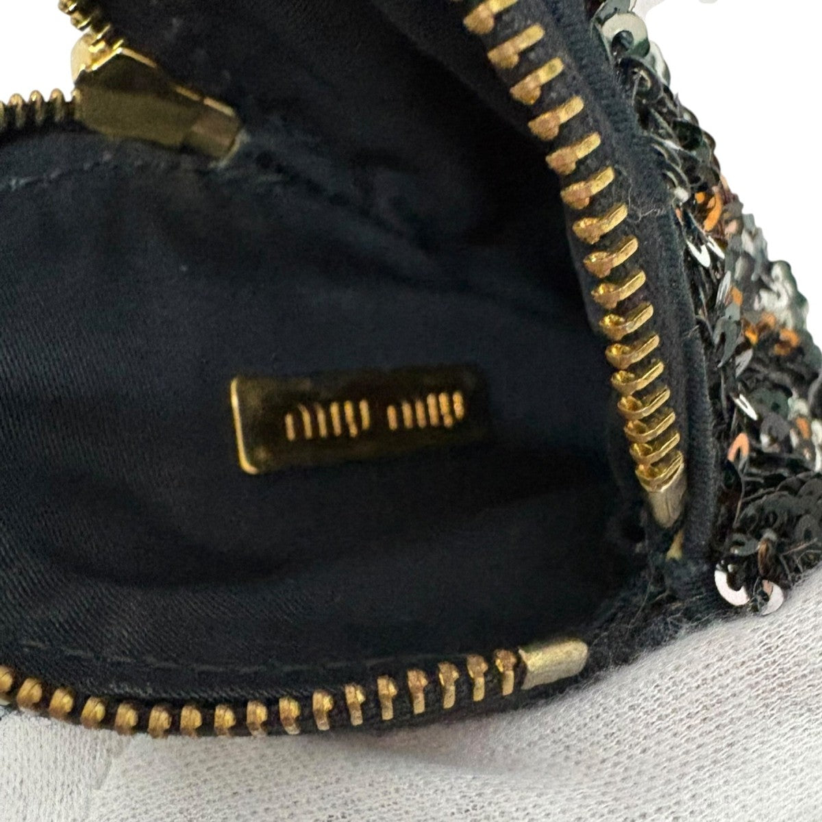MIU MIU スパンコールハートコインケースコインケース 古着・中古-7枚目のアイテム画像