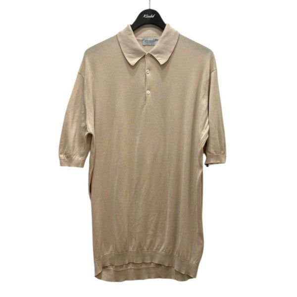 JOHN SMEDLEY コットンニットポロ ポロシャツ 古着・中古-1枚目のアイテム画像