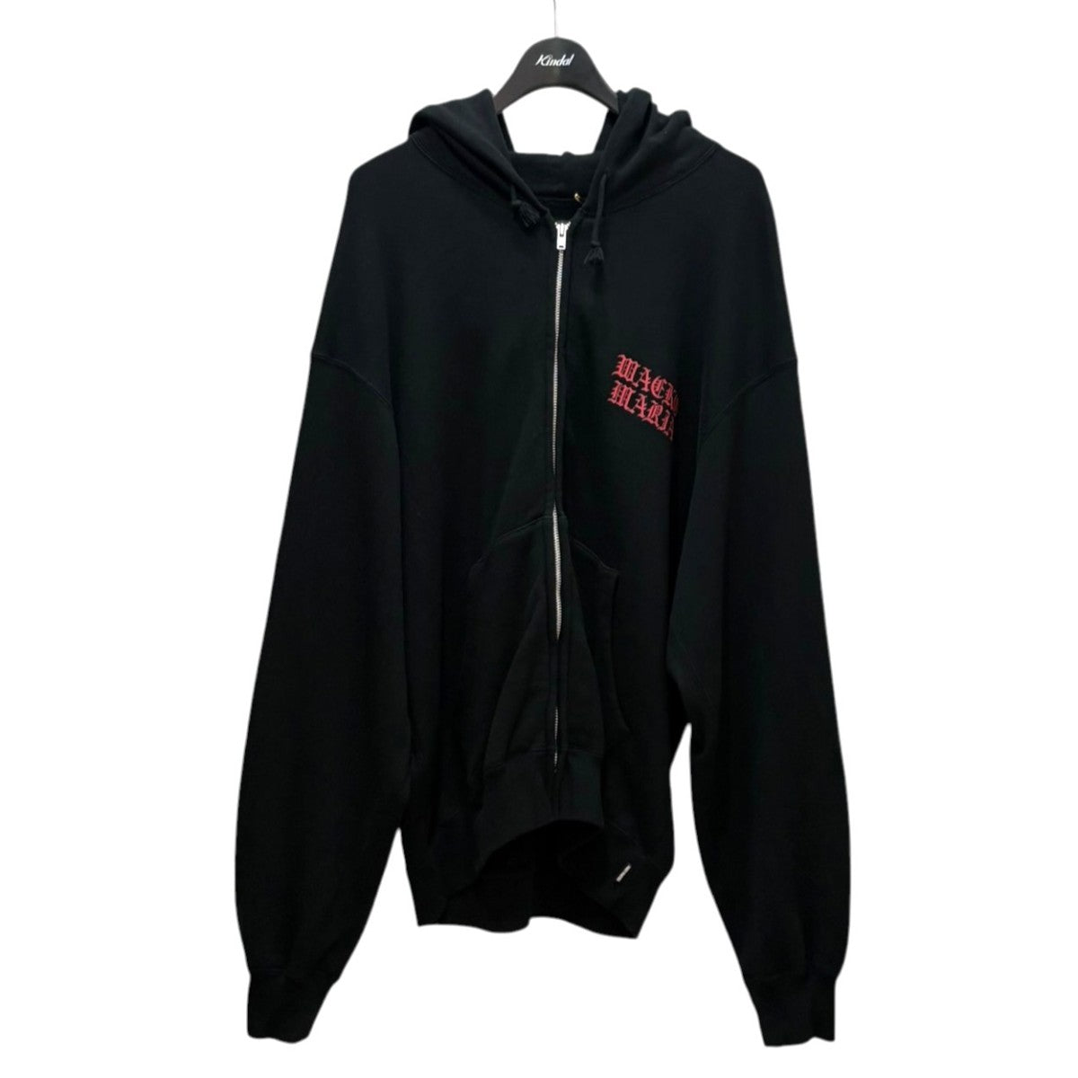 WACKO MARIA DEATH ROW RECORDS WASHED MIDDLE WEIGHT FULL ZIP HOODED SWEATDEATHROW-WM-SS01 古着・中古-1枚目のアイテム画像
