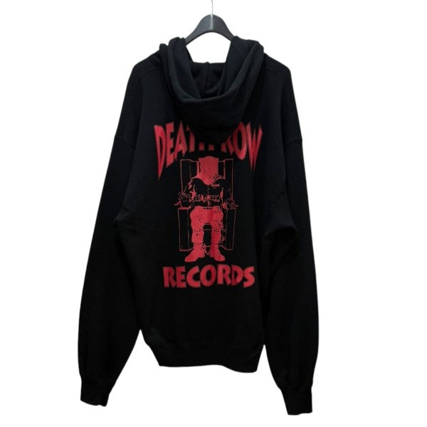 WACKO MARIA DEATH ROW RECORDS WASHED MIDDLE WEIGHT FULL ZIP HOODED SWEATDEATHROW-WM-SS01 古着・中古-2枚目のアイテム画像