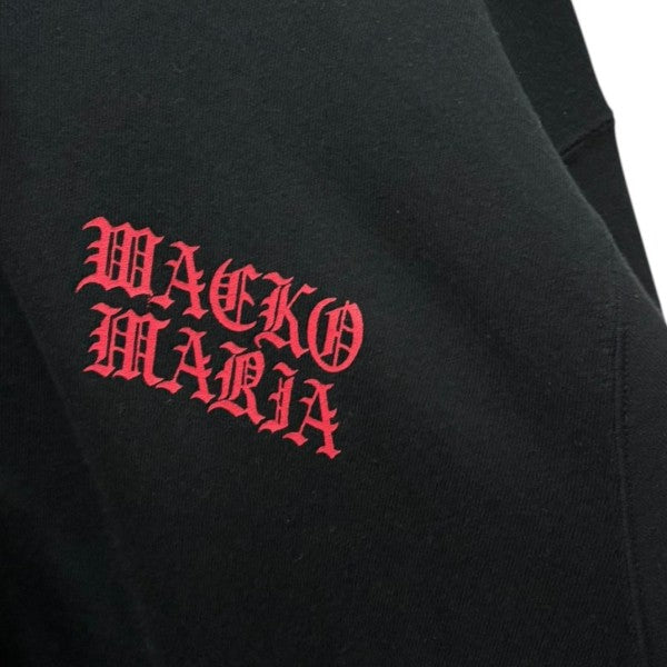 WACKO MARIA DEATH ROW RECORDS WASHED MIDDLE WEIGHT FULL ZIP HOODED SWEATDEATHROW-WM-SS01 古着・中古-3枚目のアイテム画像