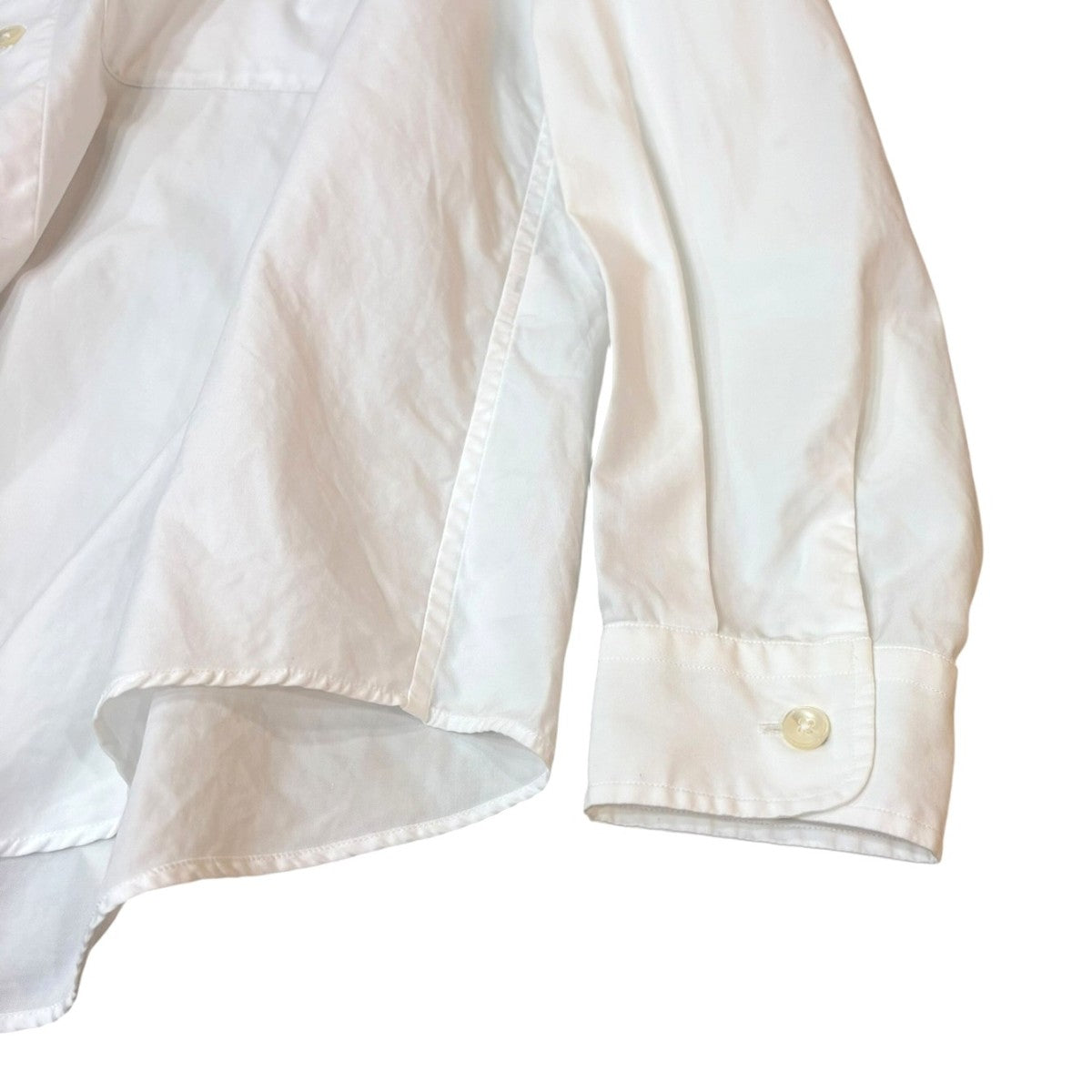 AURALEE WASHED FINX TWILL BIG SHIRTSA22AS02TN 古着・中古-4枚目のアイテム画像