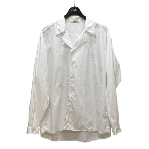 AURALEE(オーラリー) WASHED FINX TWILL P O SHIRTS プルオーバー