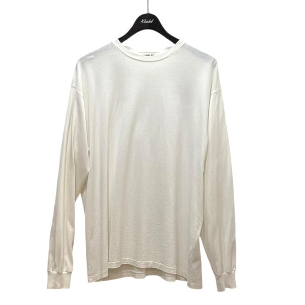 AURALEE LUSTER PLAITING L S TEE ロングスリーブＴ A9AP01GT 古着・中古-1枚目のアイテム画像