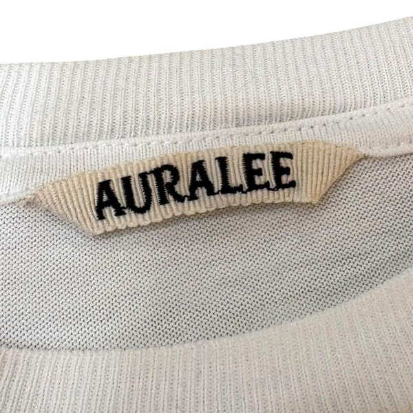 AURALEE LUSTER PLAITING L S TEE ロングスリーブＴ A9AP01GT 古着・中古-5枚目のアイテム画像