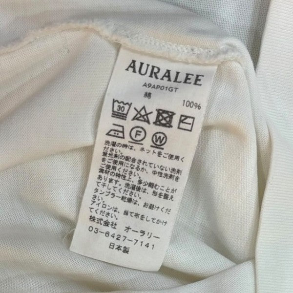 AURALEE LUSTER PLAITING L S TEE ロングスリーブＴ A9AP01GT 古着・中古-6枚目のアイテム画像