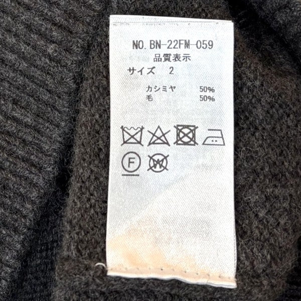 BATONER カシミヤ混ニット BN-22FM-059 古着・中古-6枚目のアイテム画像