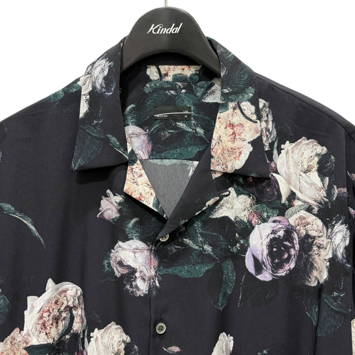 LAD MUSICIAN オープンカラーフラワー柄シャツ OPEN COLLAR FLOWER SHIRT 2323-111 古着・中古-3枚目のアイテム画像