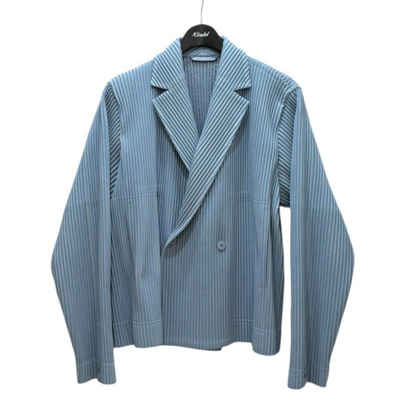 HOMME PLISSE ISSEY MIYAKE ショート丈テーラードジャケット TAILORED PLEATS 2 HP01JD213 古着・中古-1枚目のアイテム画像