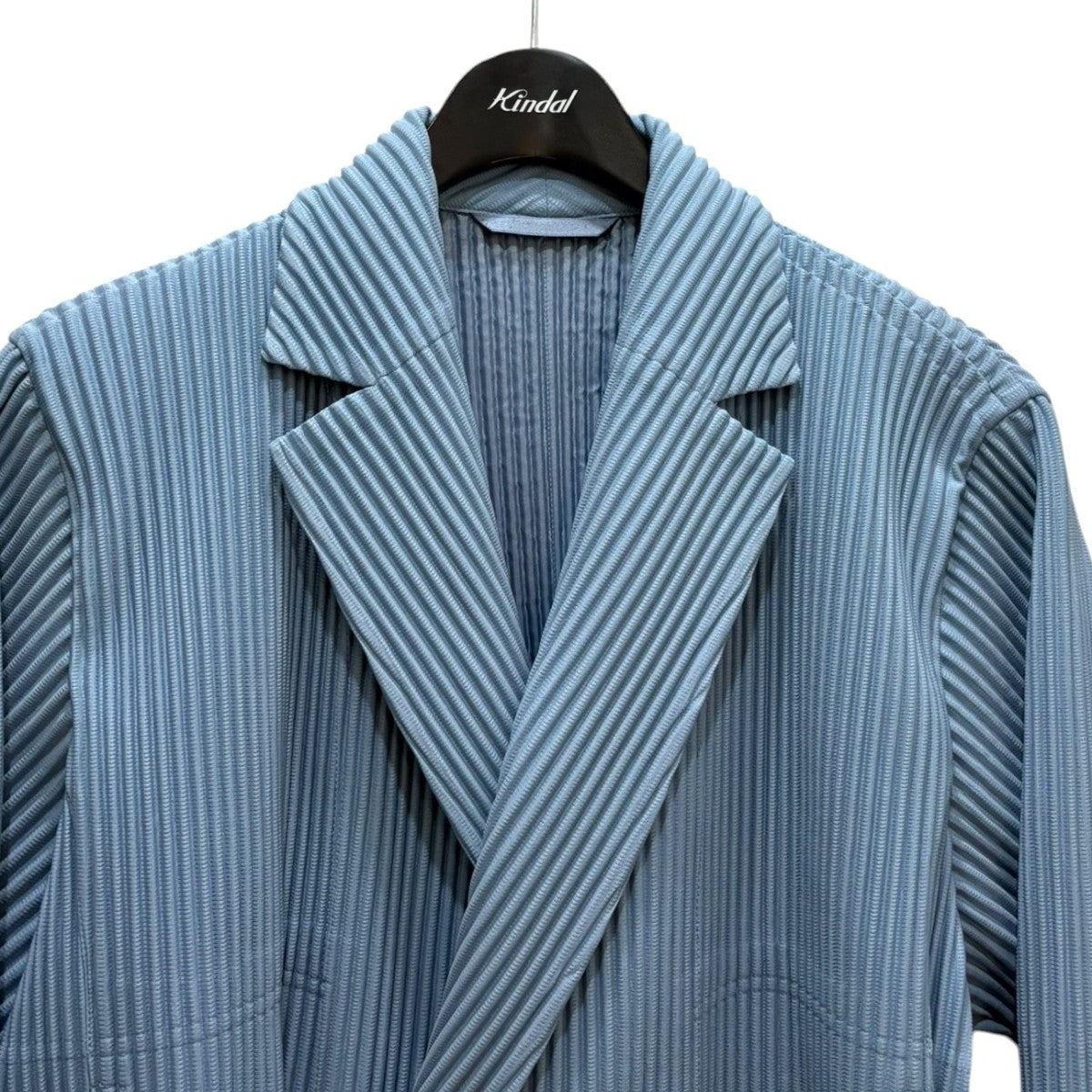 HOMME PLISSE ISSEY MIYAKE ショート丈テーラードジャケット TAILORED PLEATS 2 HP01JD213 古着・中古-3枚目のアイテム画像