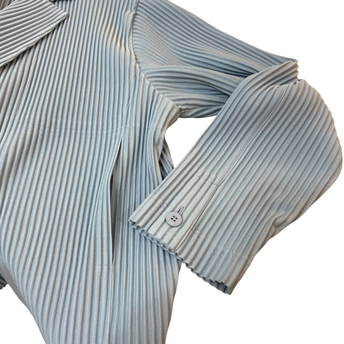 HOMME PLISSE ISSEY MIYAKE ショート丈テーラードジャケット TAILORED PLEATS 2 HP01JD213 古着・中古-4枚目のアイテム画像