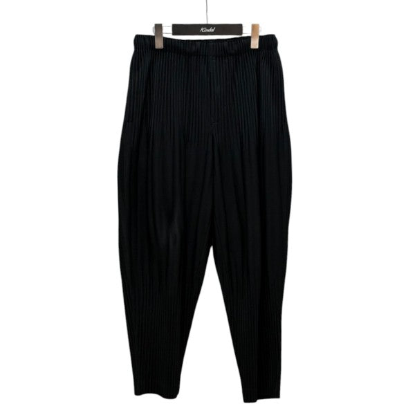 HOMME PLISSE ISSEY MIYAKE BASICS 消しプリーツパンツ HP55JF451 古着・中古-1枚目のアイテム画像