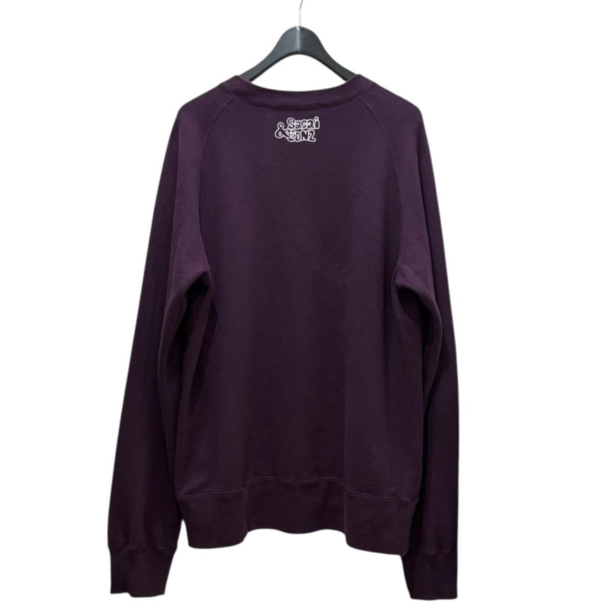 sacai×MARK GONZALES フロントロゴプリント クルーネック スウェット24