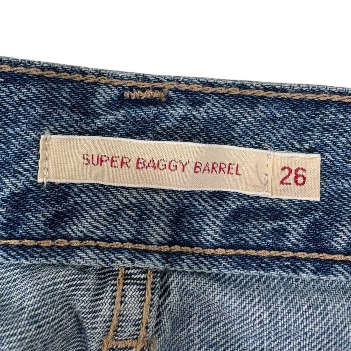 SUPER BAGGY BARREL JEANSデニムパンツ