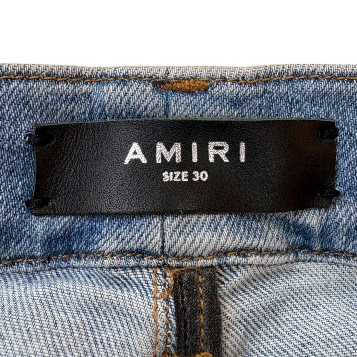 AMIRI(アミリ) バンダナパッチクラッシュデニム ブルー サイズ 30