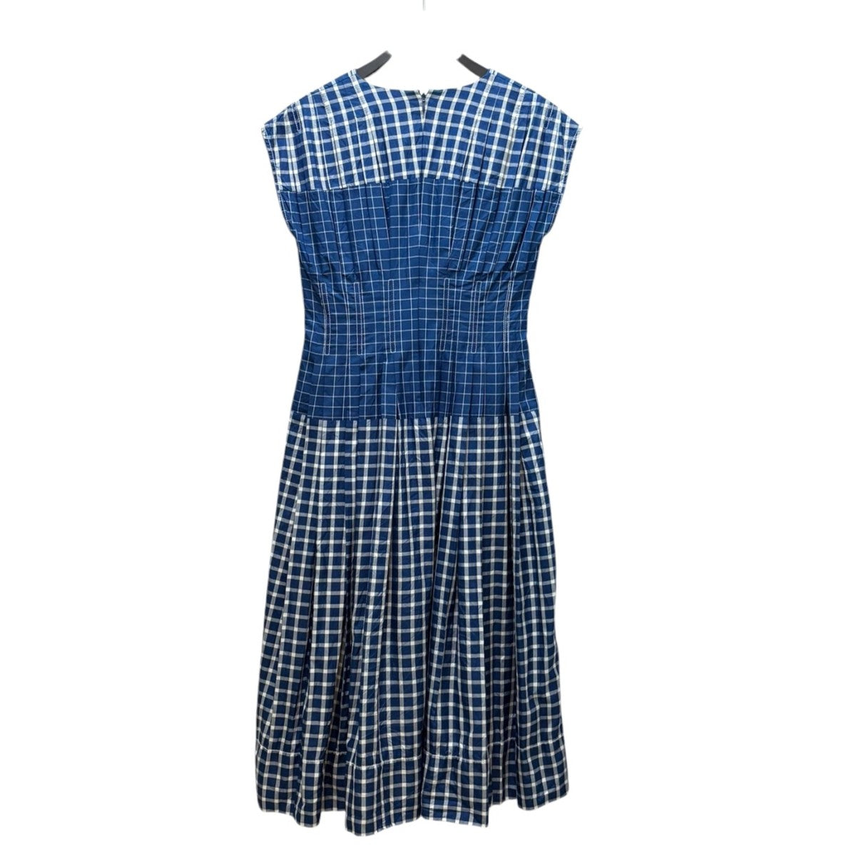 シルクチェックワンピース　PICNIC PLAID SILK CLAIRE MCCARDELL DRESS