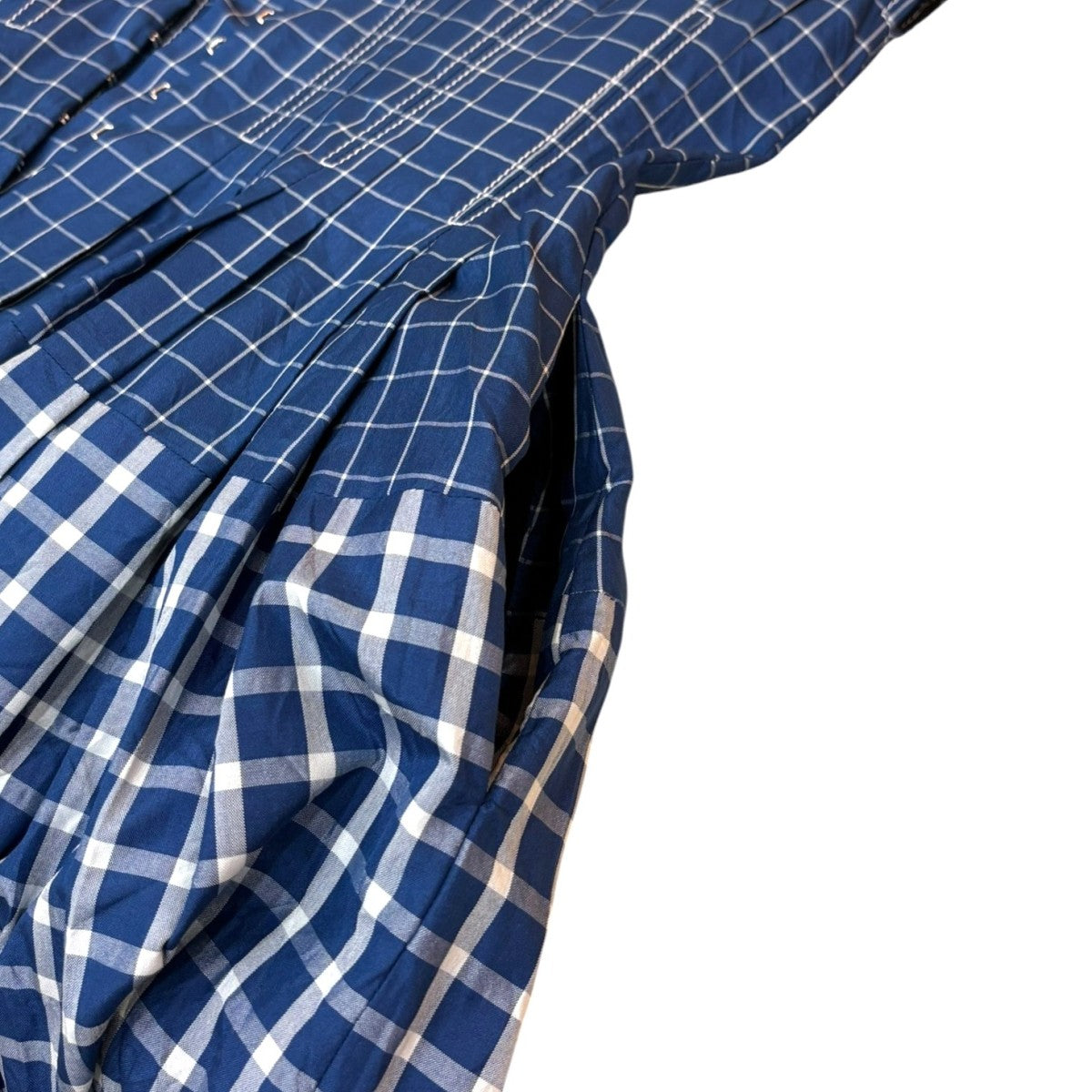 シルクチェックワンピース　PICNIC PLAID SILK CLAIRE MCCARDELL DRESS