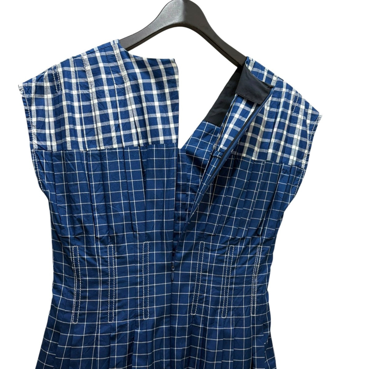 シルクチェックワンピース　PICNIC PLAID SILK CLAIRE MCCARDELL DRESS