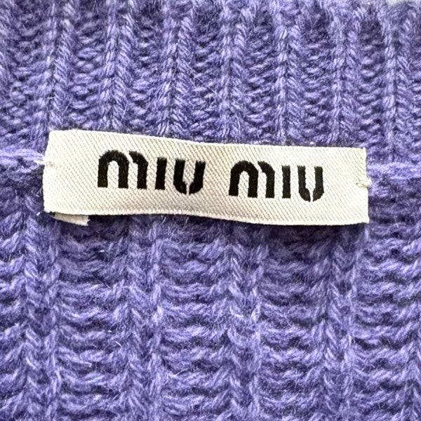 MIU MIU カシミヤカーデMMC815 1HXU 古着・中古-4枚目のアイテム画像